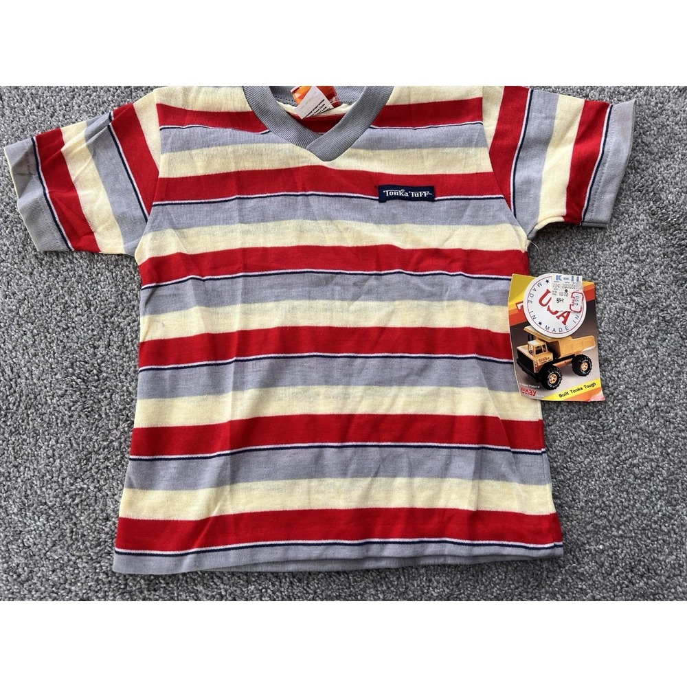 Tonka Tuff Vintage 4 / 5T Boys Shirt. Great Condition. See Photos.